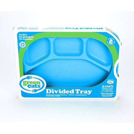 Green Eats Divided Tray-1 Tray Per Sales Unit-blue