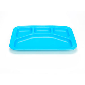 Green Eats Divided Tray-1 Tray Per Sales Unit-blue