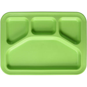 Green Eats Divided Tray-1 Tray Per Sales Unit-green
