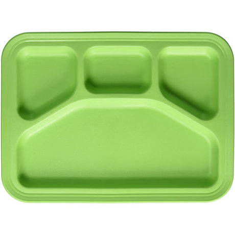 Green Eats Divided Tray-1 Tray Per Sales Unit-green