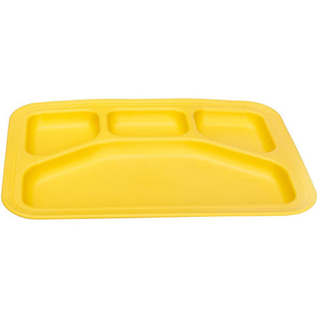 Green Eats Divided Tray-1 Tray Per Sales Unit-yellow