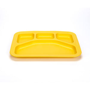 Green Eats Divided Tray-1 Tray Per Sales Unit-yellow