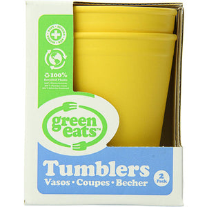 Green Eats Tumblers-2 Per Set-yellow