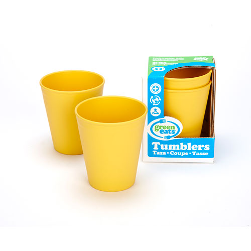 Green Eats Tumblers-2 Per Set-yellow