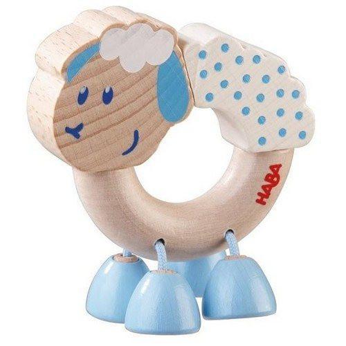 Clutching Toy Sheep