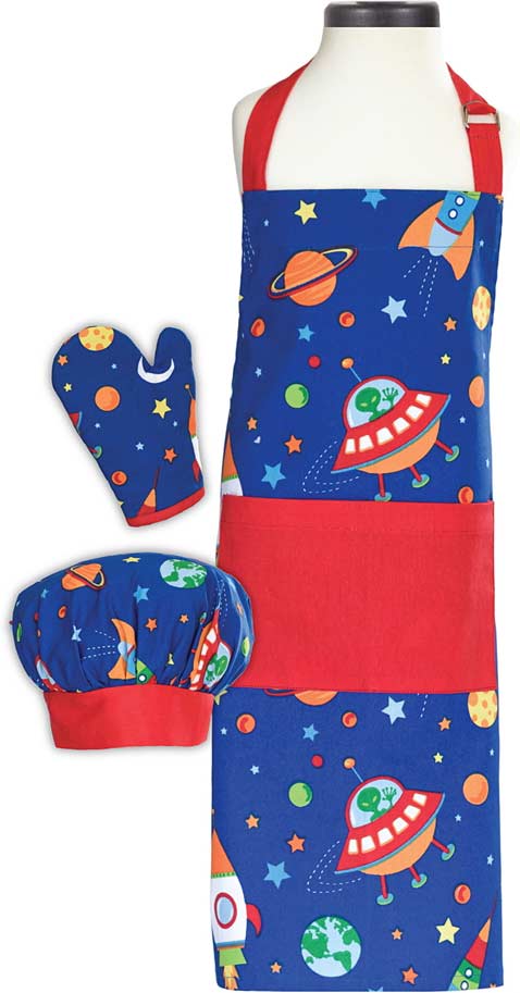 Out of This World Child Apron Boxed Set