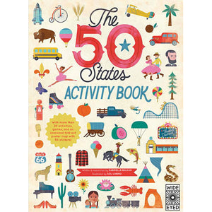 The  50 States: Activity Book: Maps of the 50 States of the USA