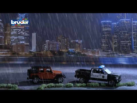 RAM 2500 Police with Policeman