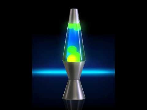 Lava Lamp Blue/Yellow 14.5in