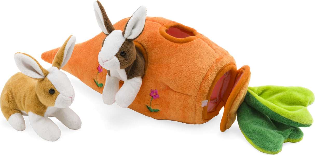 Bunny Carrot Cottage Plush Playset