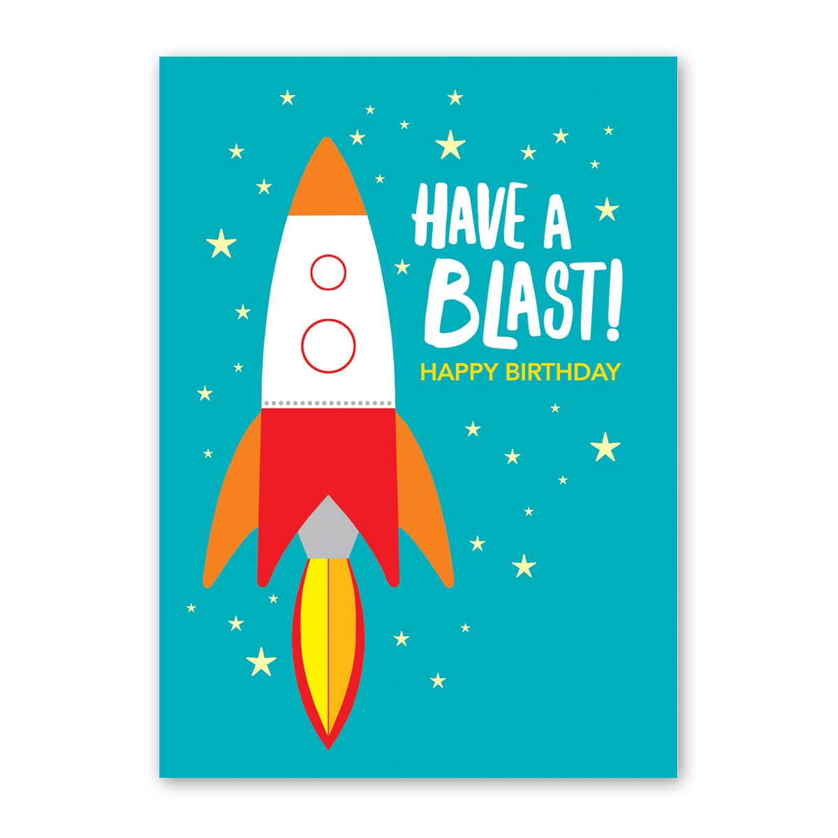 Birthday Card - Rocket - Gingerbread House Toys