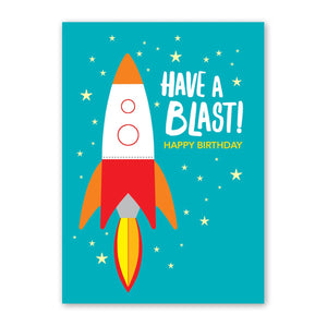 Birthday Card - Rocket