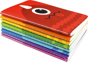 Mini Pocket Pal Journals - Monster (Set of 8)