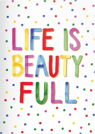 Jot-it! Notebook  Life Is Beautiful