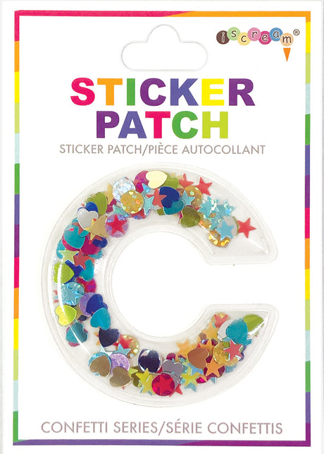 Confetti Letter Patch