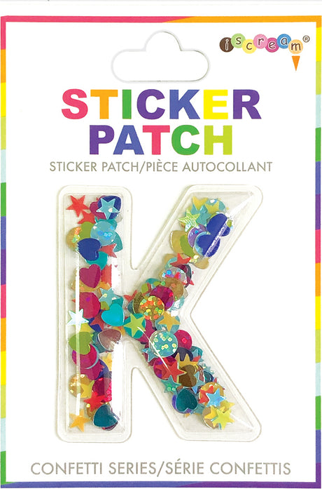 Confetti Letter Patch