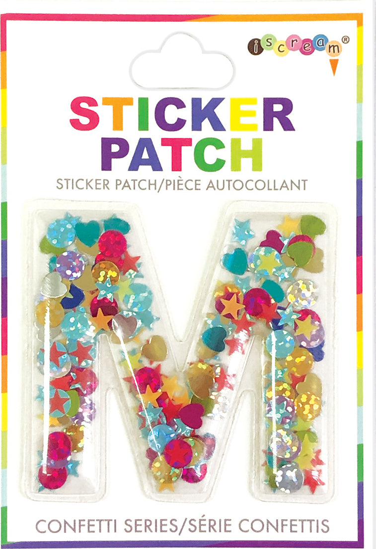 Confetti Letter Patch