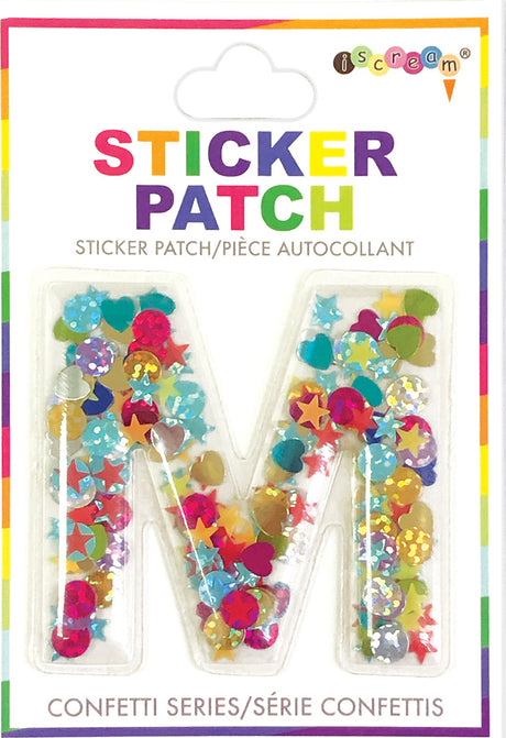 Confetti Letter Patch