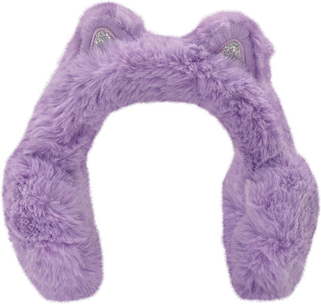 Purple Furry Cat Ear Muffs