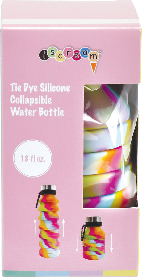 Tie Dye Collapsible Water Bottle
