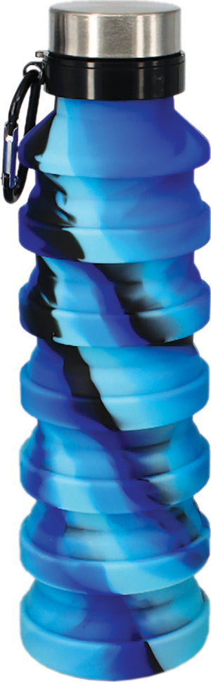 Black And Blue Collapsible Water Bottle Box