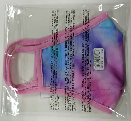 Pastel Tie Dye Face Mask - Children's Size