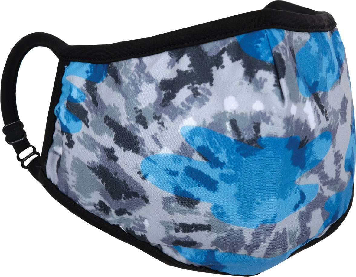 Blue Tie Dye Face Mask - Children's Size