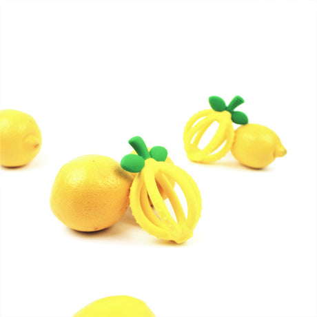 Teething Happens - Silicone Teether - Lemon Drop Teether Ball