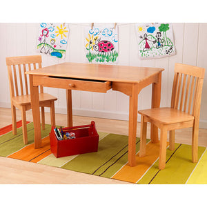 Avalon Table and 2 Chair Set - Honey