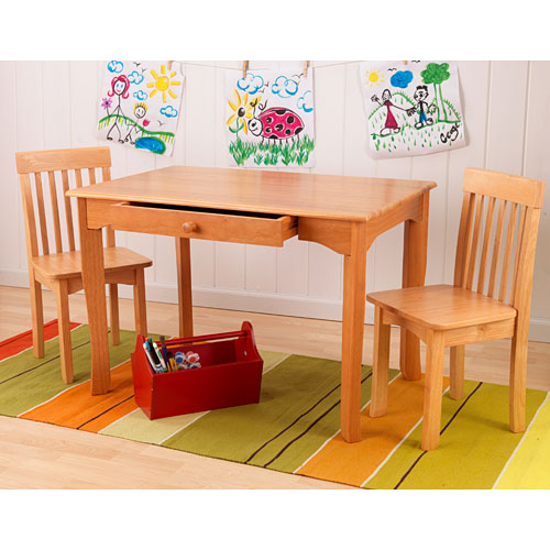 Avalon Table and 2 Chair Set - Honey