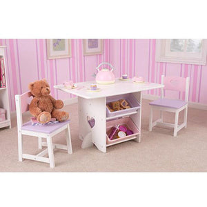 Heart Table & 2 Chair Set