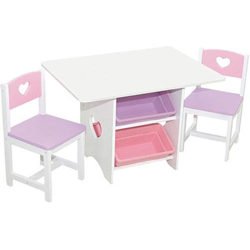 Heart Table & 2 Chair Set