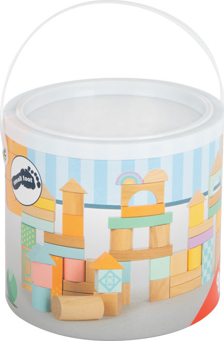 Pastel Wooden Building Blocks