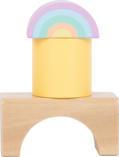 Pastel Wooden Building Blocks