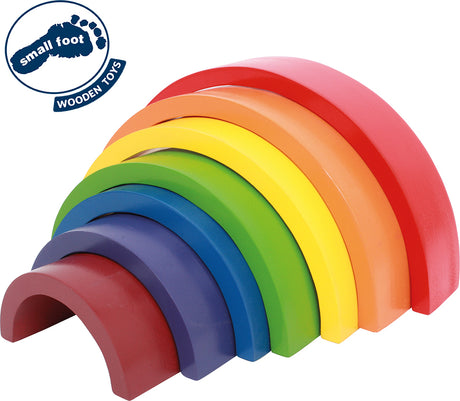 Wooden Building Blocks Rainbow, Large