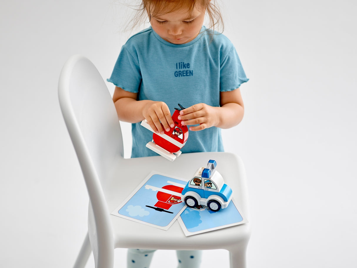 LEGO DUPLO: Fire Helicopter & Police Car