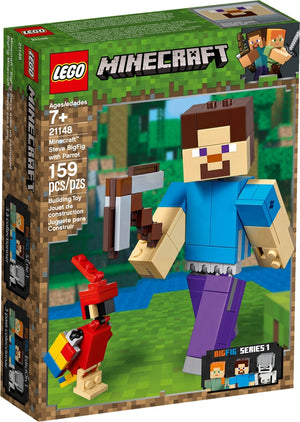 LEGO Minecraft: Steve BigFig with Parrot