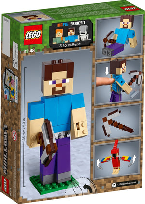 LEGO Minecraft: Steve BigFig with Parrot