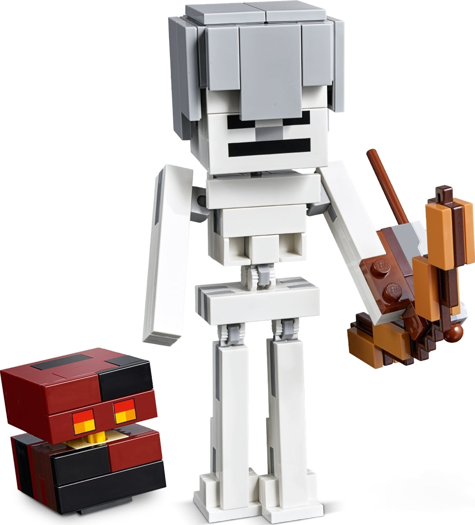 LEGO Minecraft: Skeleton BigFig with Magma Cube
