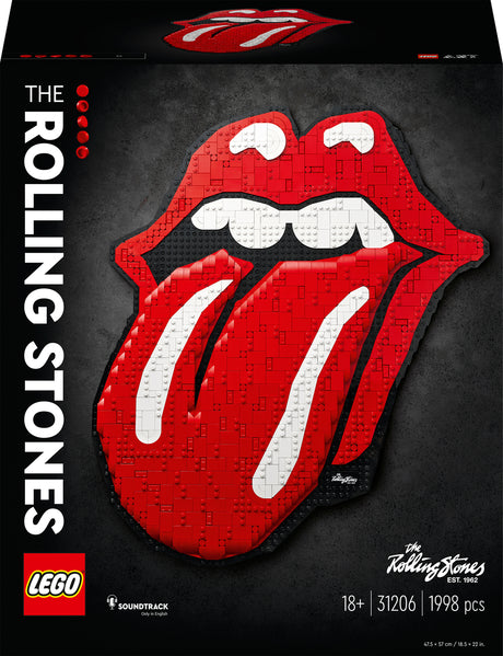 LEGO® Art The Rolling Stones DIY Wall Décor Set