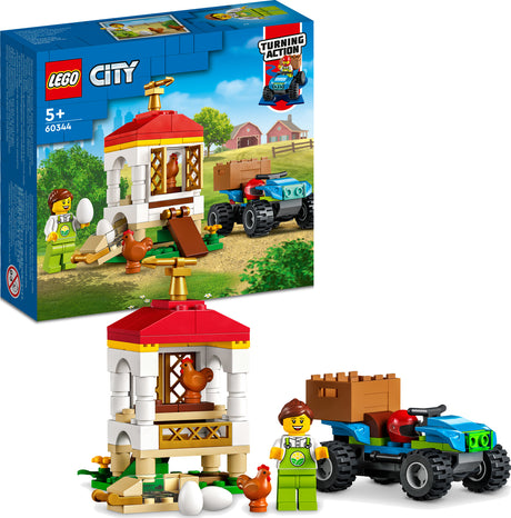 LEGO® City Chicken Henhouse Farm Toy for Kids