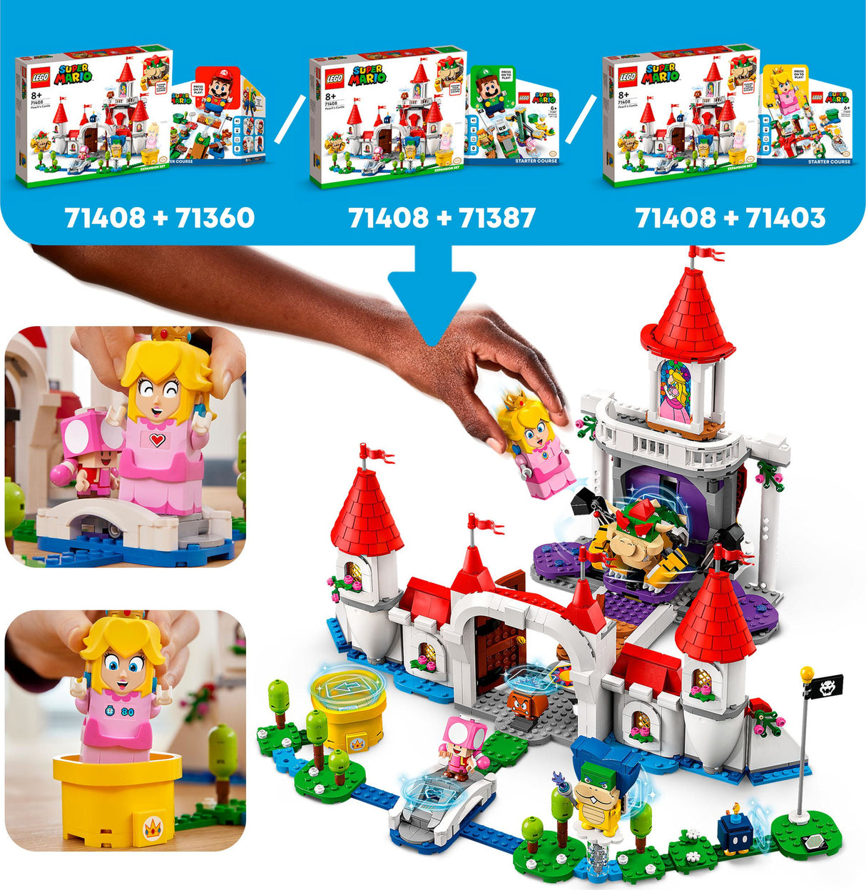 LEGO® Super Mario Peach's Castle Expansion Set