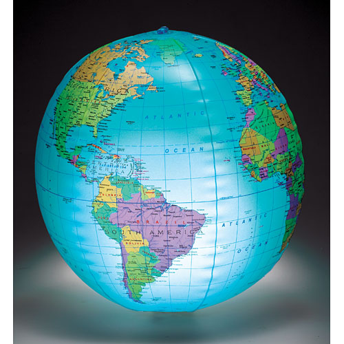 Inflatable Light-Up Globe 