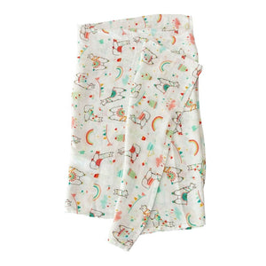Swaddle - Llama Rainbow