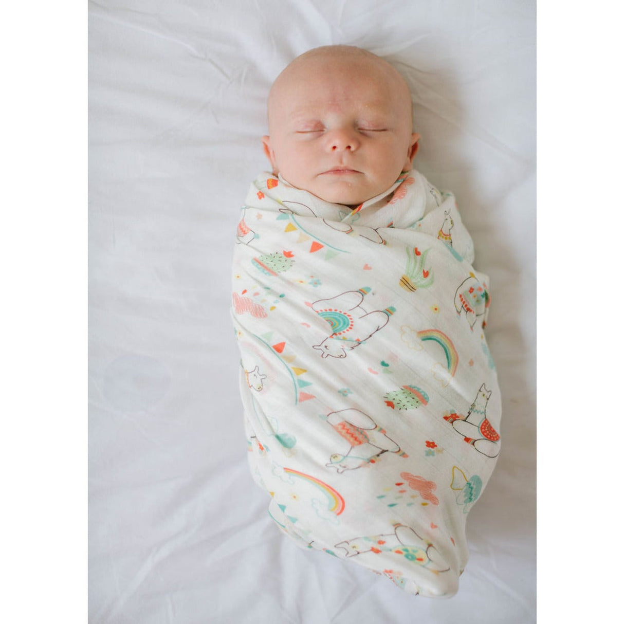 Swaddle - Llama Rainbow