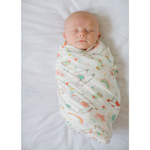 Swaddle - Llama Rainbow