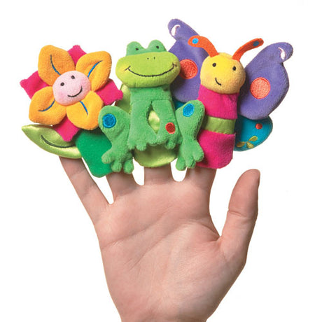 Garden Gallery Finger Puppet Asst 12 pcs (3 styles 4 each)