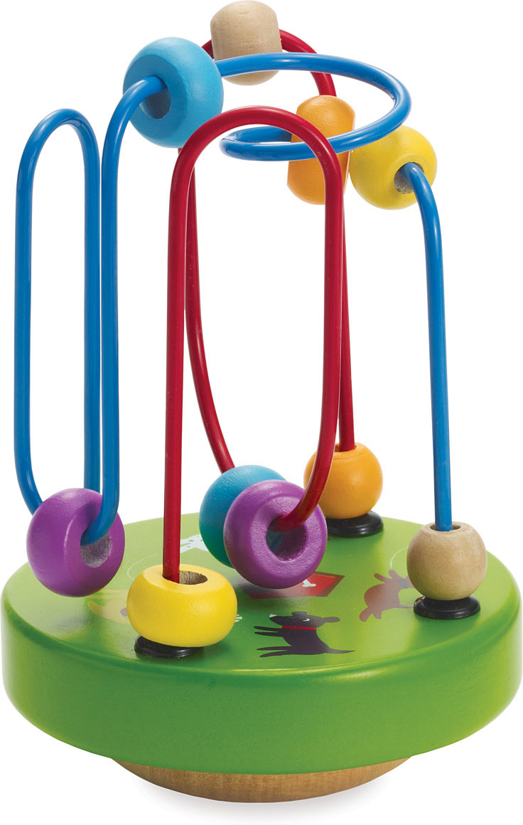 Wobble-A-Round Beads Green