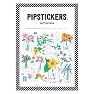 Mason Jar Bouquet Stickers