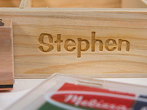 Wooden Stamp Set - Baby Zoo Animals